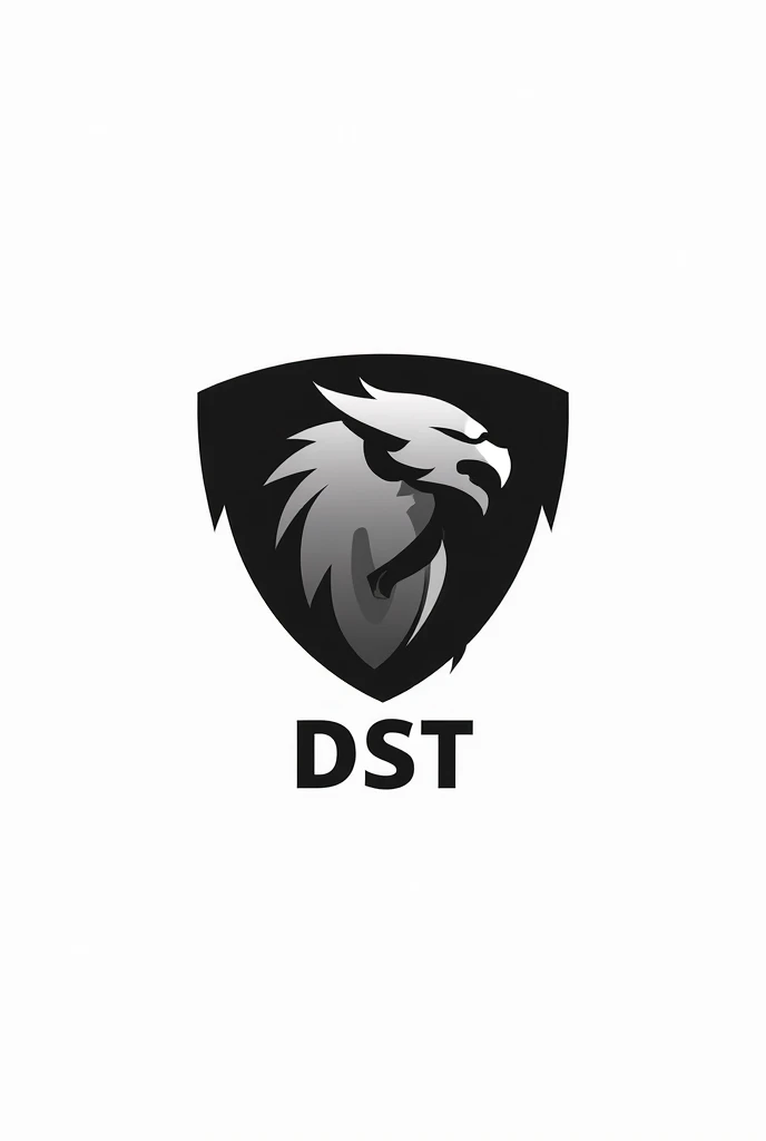 make a esports logo. team name is DST and make it cool and use any animals. edit the background too.  make it look simple and dont use much colors