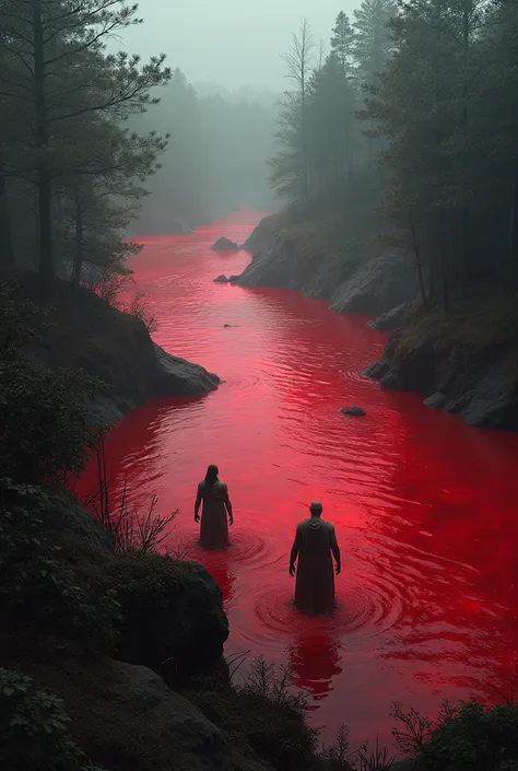  Waters transformed into blood 