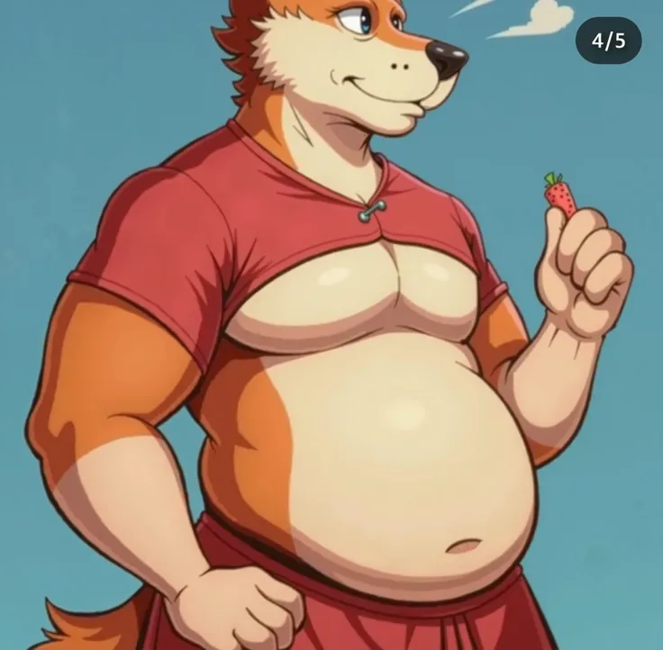 Make him even fatter! Make his belly bigger!