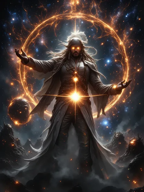 Imagine Captain Jack Sparrow AI UNIVERSE

Meteor Garden

Celestial glow

Falling meteors

Sacred relic 

 (symbol of transformation)

 (divine empowerment)

Cosmic awakening

Spiritual growth



This collection of keywords can guide you to craft a beautifu...