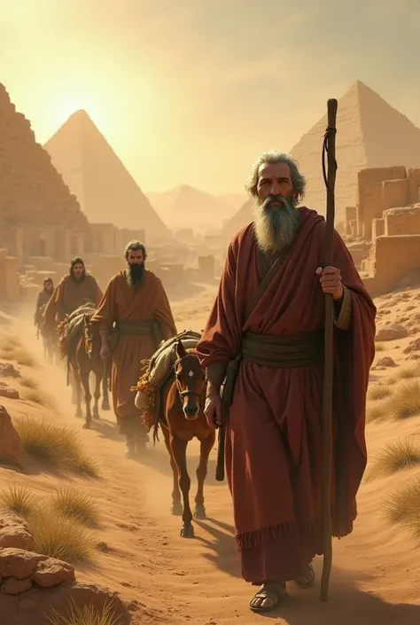 Picture of abraham leaving his country Ur to a place where God will show him