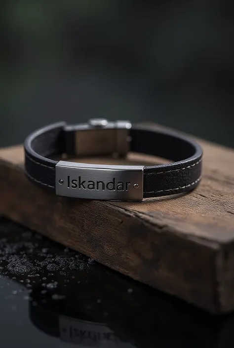 Make mens bracelet with name iskandar