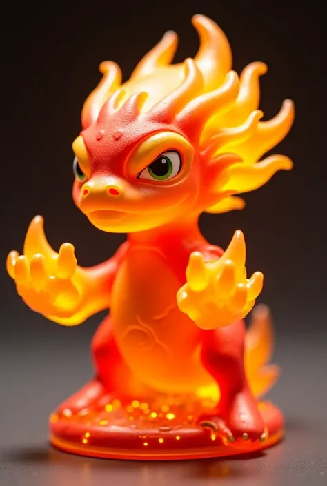 Skylander fire-type small collectible figure