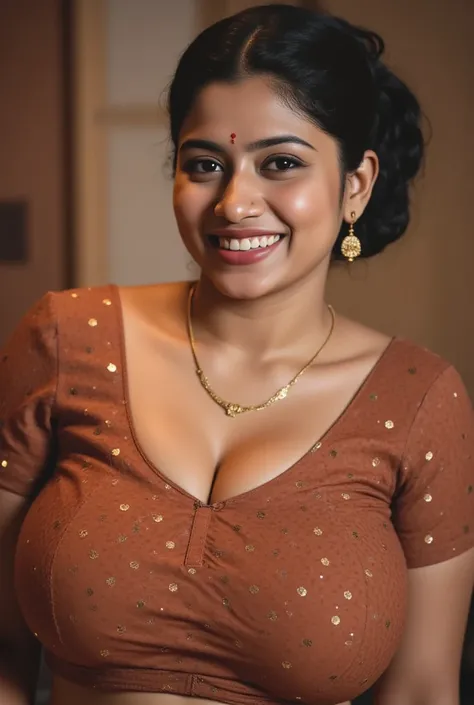 Tamil dark skinned chubby aunty 