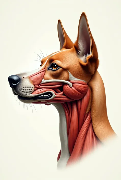 Muscles of the dog's face