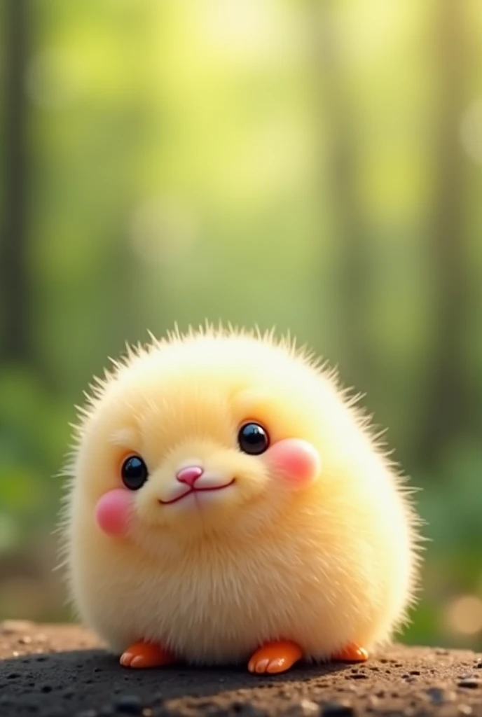 Here is a detailed AI image generation prompt based on the provided image:
Prompt:
"A highly detailed and ultra-realistic digital painting of an adorable 10 fluffy creatures resembling a small round puffball. The creatures have extremely soft, different  c...