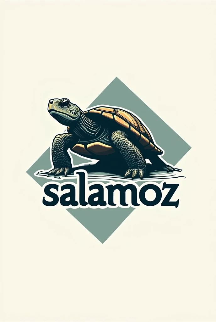 A turtle logo with the name Salamoz