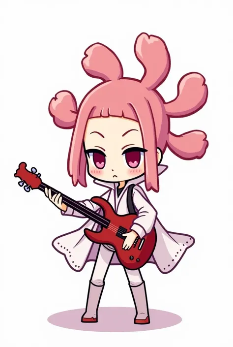 Bien sûr, voici une description de Séraphine (Hazbin Hotel) dans un style chibi, en suivant votre liste:

**Séraphine Chibi**

* **Apparence générale**: Séraphine est représentée dans un style chibi, avec une tête plus grande et un corps plus petit, ce qui...