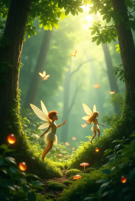 Magic Forest with Fairies Pixar mode