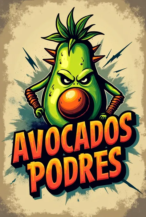 Punk rock band logo Avocates Podres