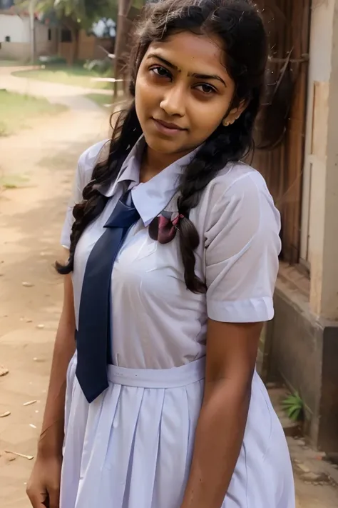 Photo of extremely young annd lean indian dusky school girl 