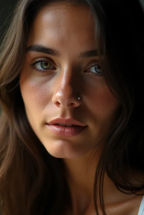 Prompt to generate realistic images 


Candid photo of a 23-year-old girl,Close up on the face showing all facial details long hair ,  dark hair,  skin pores , reflection of light,  low light,  depth of field, highly detailed,  high contrast,  film granula...