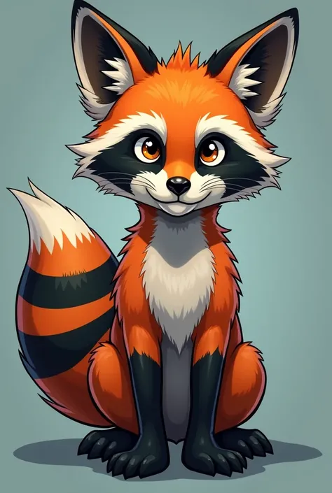 dark, cartoony and has a style extremely reminiscent of 90's to early 2000's comic books. Species Mix: As a hybrid of a red fox and a raccoon, his features blend the sleek, cunning traits of a fox with the stealthy, mischievous aspects of a raccoon.

Face:...