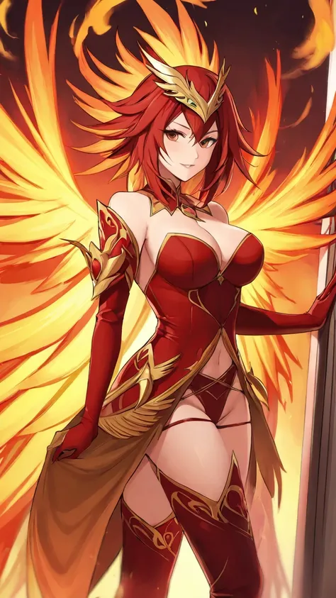 A sexy phoenix woman