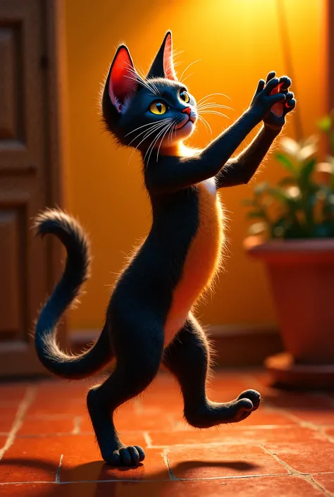 Flamenco dancing cat 