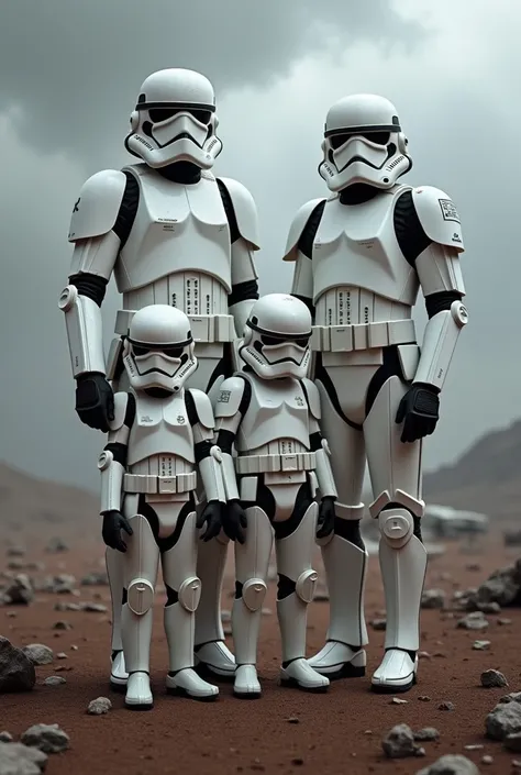 Storm Troopers family of 4