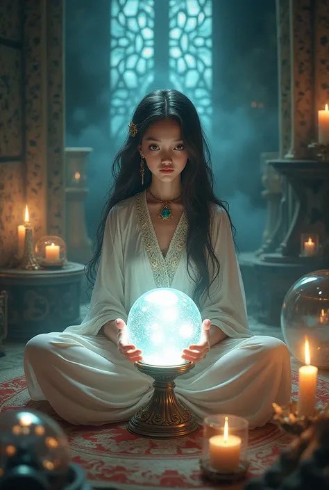  fortune telling spiritual、Cute girl、aura、goddess、Predecessors、crystal