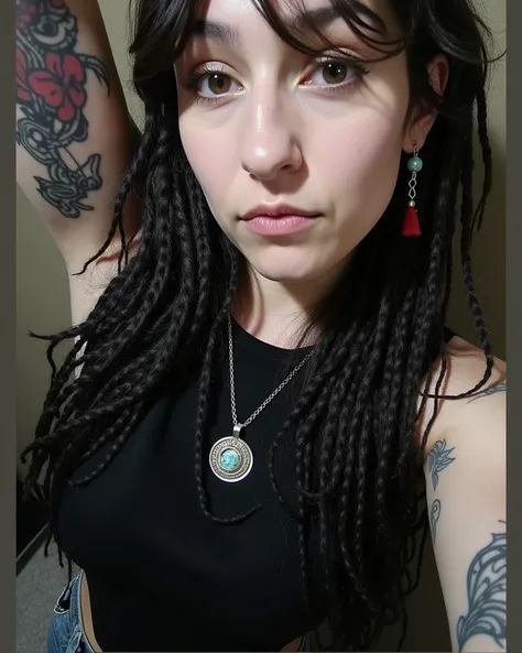 I want my hair to be gray with dreadlocks 