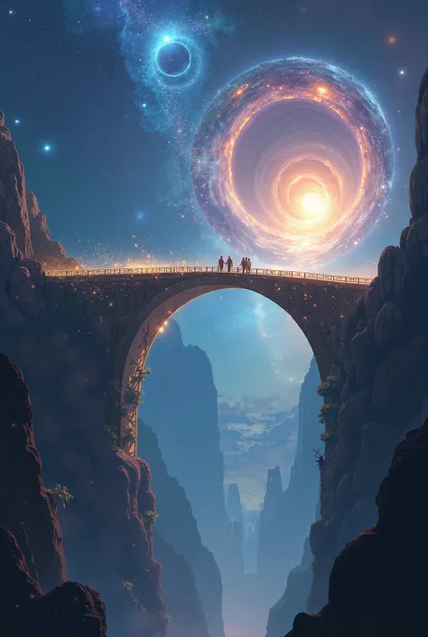 Galaxy Bridge connecting worlds and galaxies 