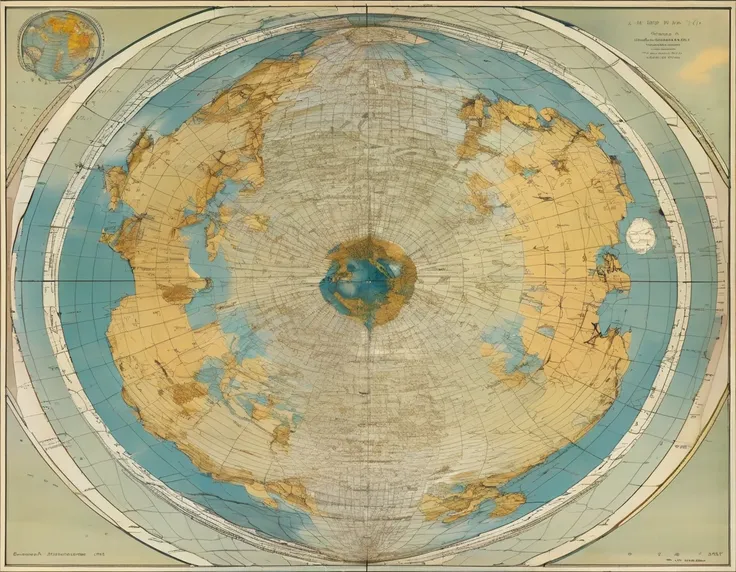 Polar stereographic image of the Northern Hemisphere