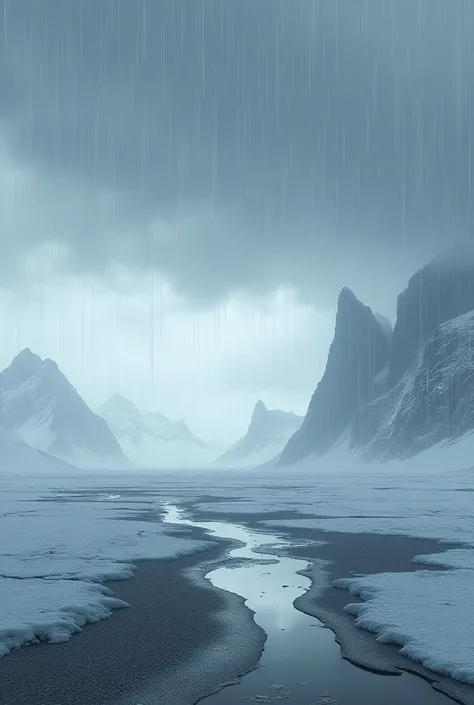 It's raining over Greenland,  Realistic