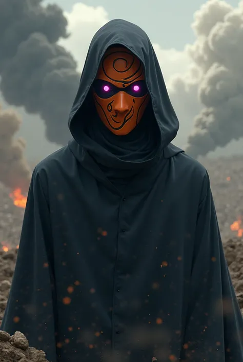 Obito with mask Sharingan and Rinnegan