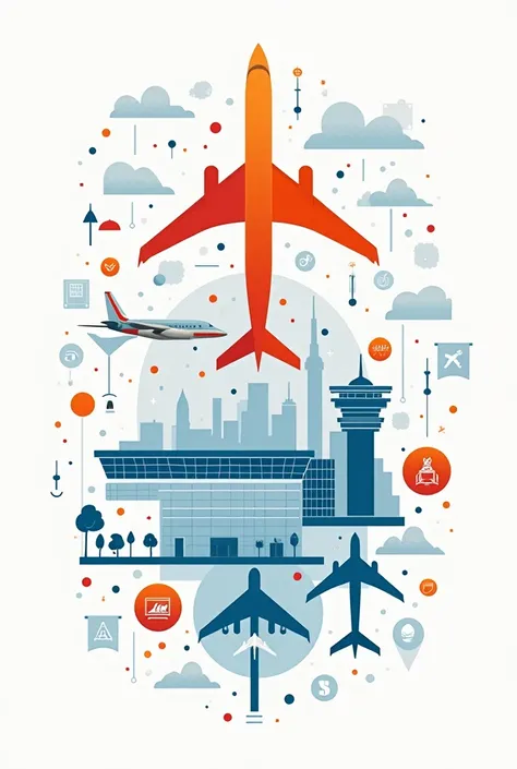 I prefer a more graphic design with icons and visually striking elements of air flights