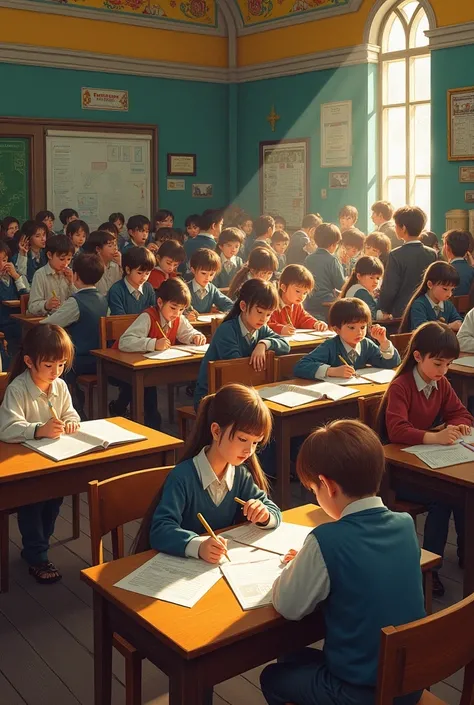 An image with a SCHOOL class m with rich ren, similar to the picture before