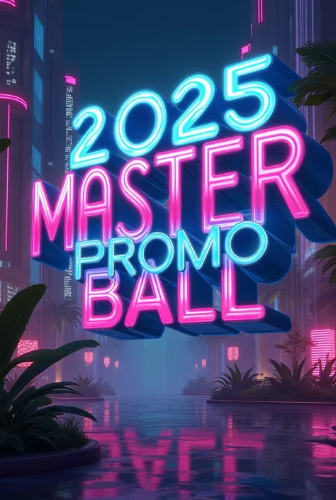  high quality, Ultra HD 8K, Make me a poster where you write “2025 Master 2 BTP promo ball”.