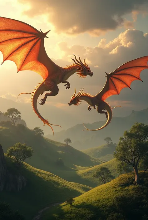 Dragons in hils