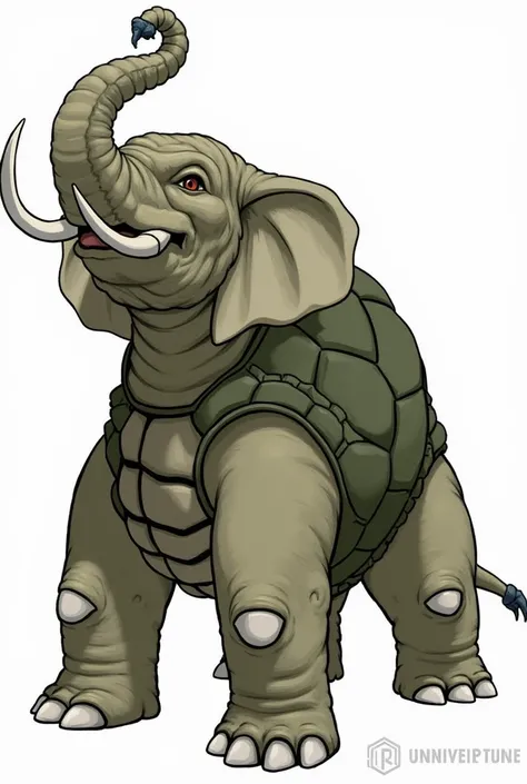 Physical Description:
	•	Head: The Titanherm has a broad, somewhat rounded face, inherited from the elephant’s trunk. Its trunk has become a more simplified version, no longer as long as a full elephant’s but still powerful and dexterous enough to dig for ...