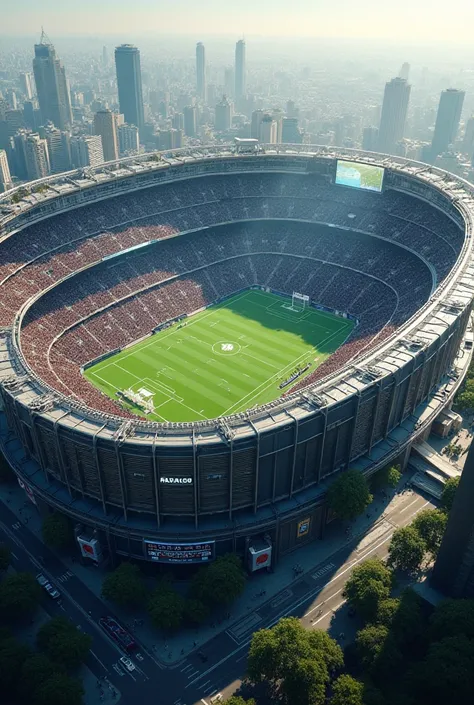 Giant football stadium 