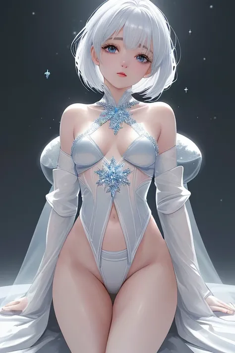  in ultra high quality、 REAL PHOTOS、( Extremely High Definition CG Unity 8K Wallpaper、 Masterpiece)、(Best lighting、 best shadow、 very delicate and beautiful )、 ultra detail、《 Snow Queen：1.2》、《, petite, beautiful Japanese woman with short bob hair ：1.2》、Sur...