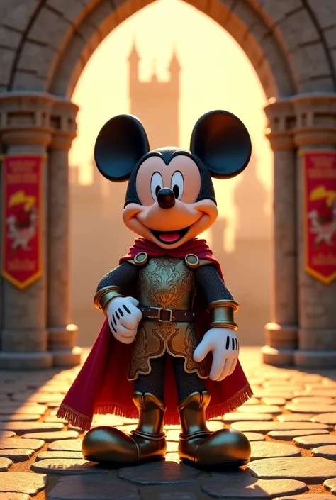 Medieval style Mickey Mouse