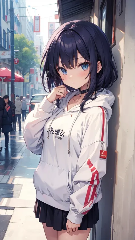 Anime woman, hoodie 