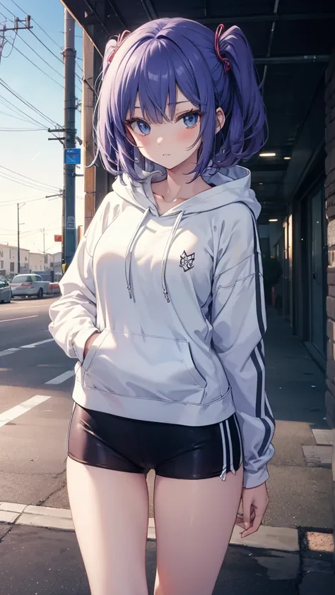 Anime woman, hoodie 