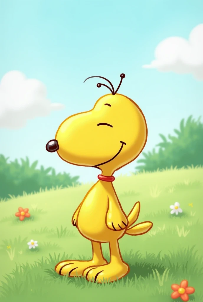 Snoopy's Yellow Friend