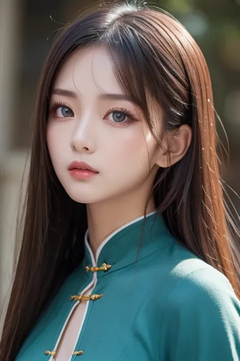  top quality , masterpiece,  high resolution,  1 girl,  china dress,  super gorgeous face , Super gorgeous eyes,  Super Gorgeous Hair , Kung fu fighting