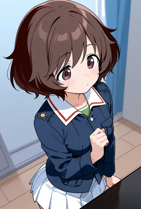 akiyama yukari,ooarai military uniform,