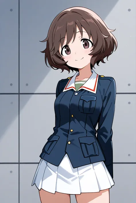 akiyama yukari,ooarai military uniform,