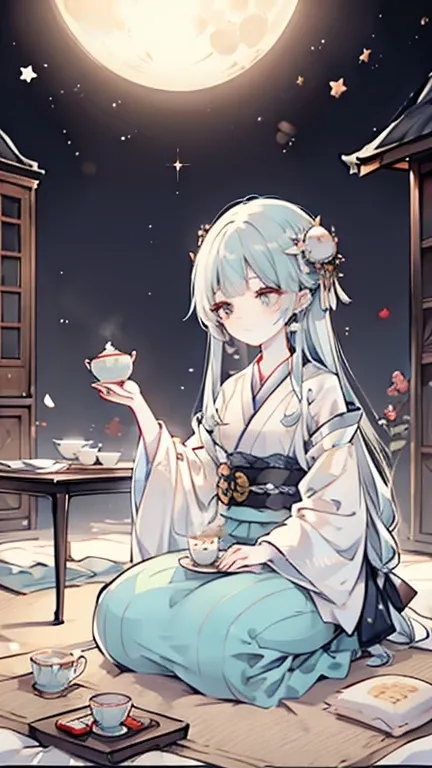 Moonlit Tea Ceremony