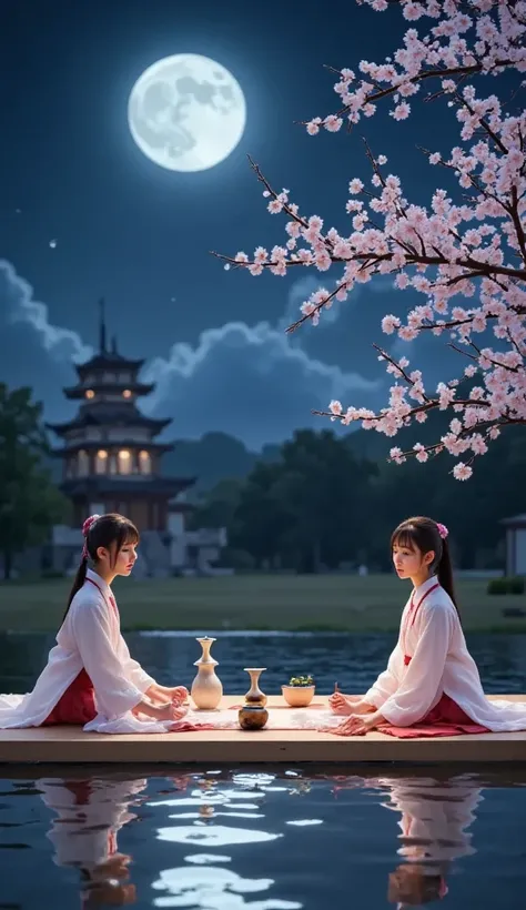 Moonlit Tea Ceremony