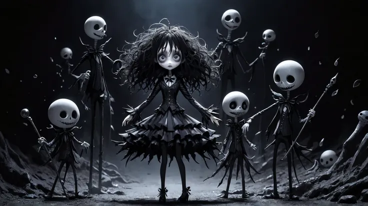   Tim Burton Style 、 Darkness