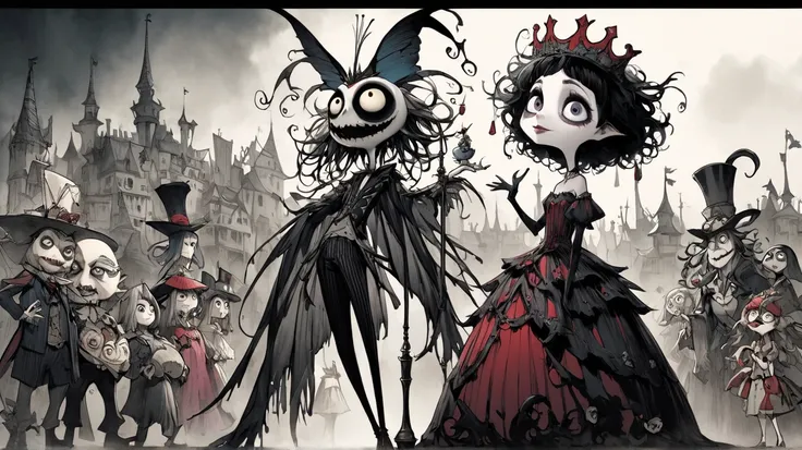    Tim Burton Style   、The Emperor&#39;s New Clothes　、