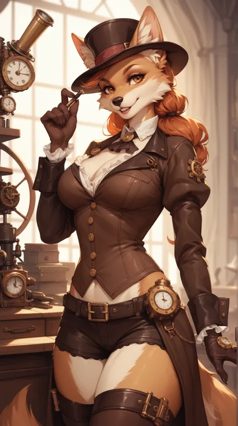 Source_furry, woman, furry, anthro, steampunk 