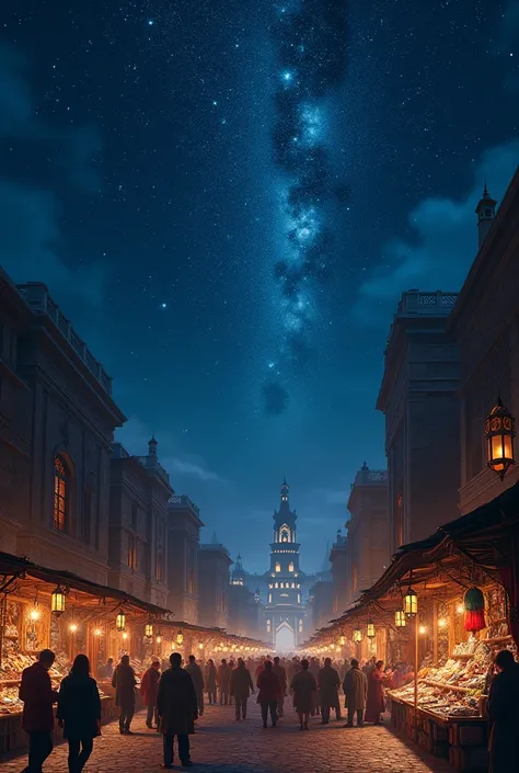  "Between Stalls and Stars" text image