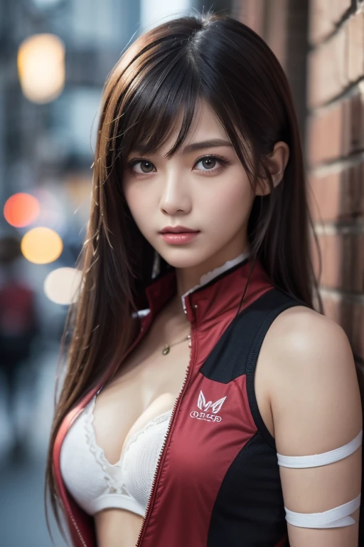 (8k, top quality, masterpiece:1.2), ultra detail, masterpiece, Realistic Lighting ,masterpiece, top quality, masterpiece, Official Art, extremely detailed CG、 unity 8k wallpaper , beautiful eyes in every detail , light on face, One Girl , Asuka, upper body...