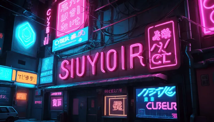  cyber city、 neon