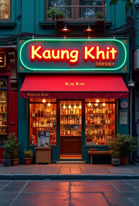 Kaung khit Liquor store Creat with logo