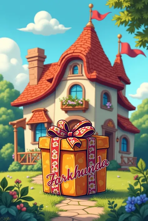 No it lookslike a cartoon please on a special hause and write Farkhunda as a present 🎁 just looks like real please